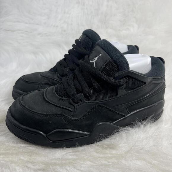 Air Jordan 4 RM Older Kids' Shoes Black size 6.5 Y code FQ7938-004 - Picture 1 of 9